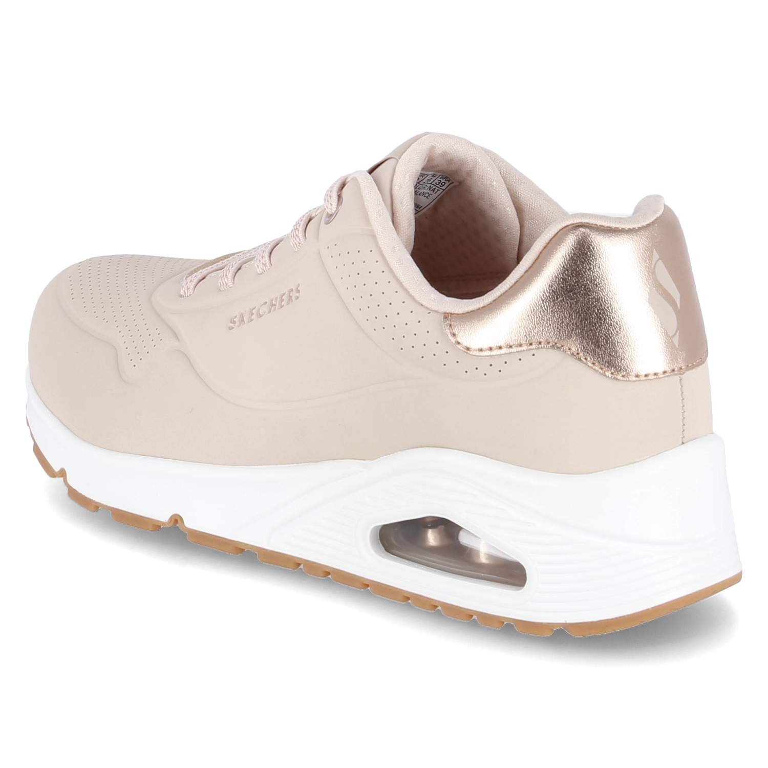 Skechers Low Sneaker UNO SHIMMER AWAY - natural