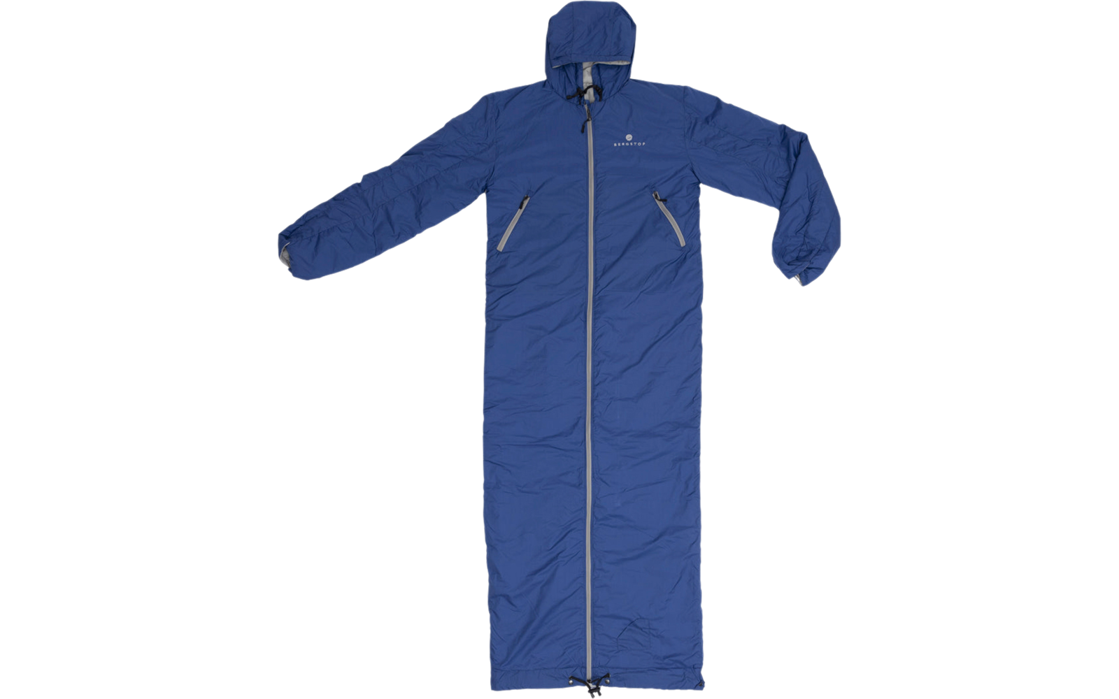 Bergstop Cozybag Comfort Multifunktionsschlafsack mit Ärmeln blau S 210 cm