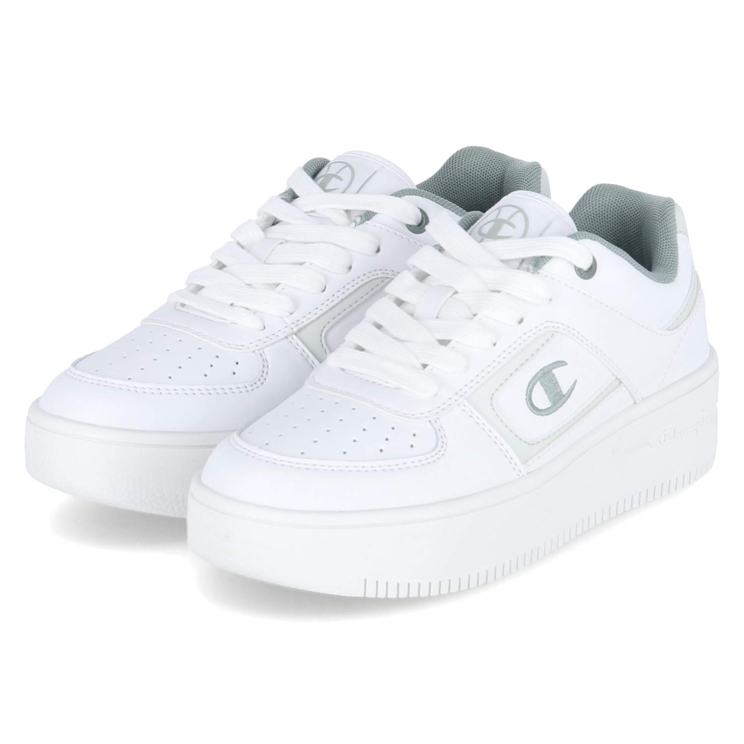 Champion Low Sneaker FOUL PLAY PLAT ELEMENT - wht/mint