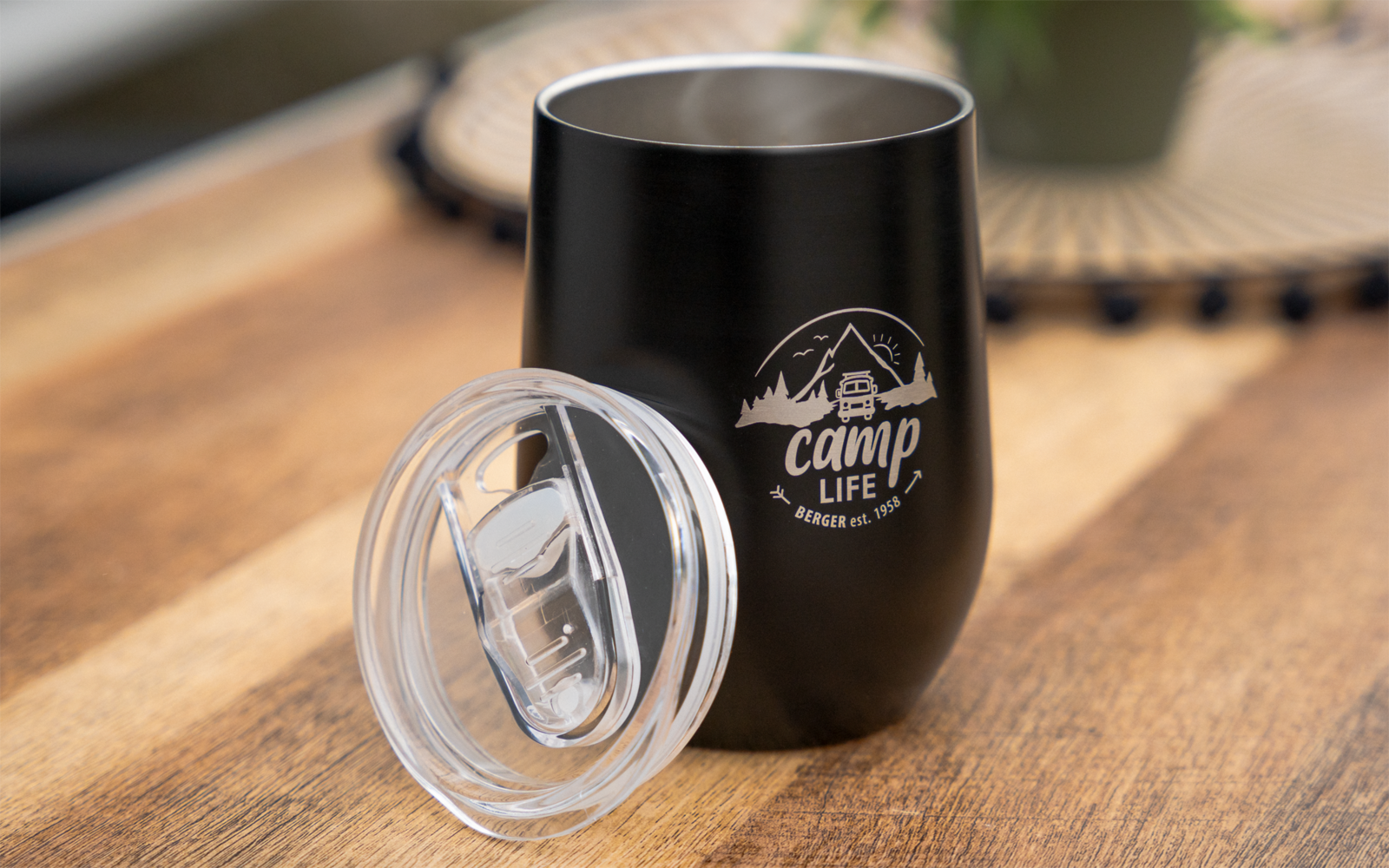 Camplife Thermo-Trinkbecher 360 ml schwarz