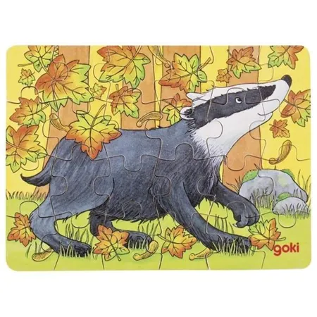 goki Minipuzzle Waldtiere 1 Stück, sortiert