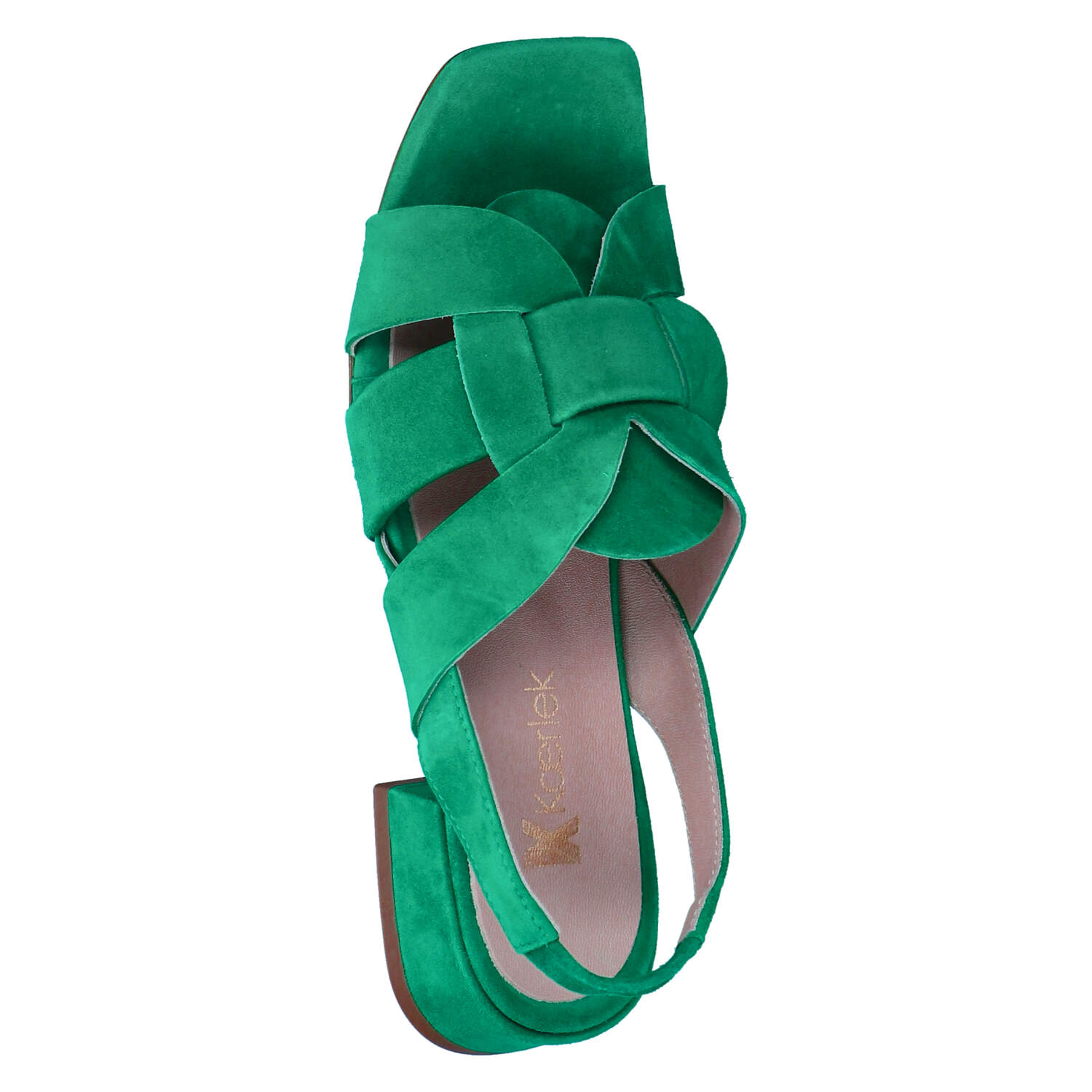 Kaerlek Riemchensandaletten - verde, decksohle crema