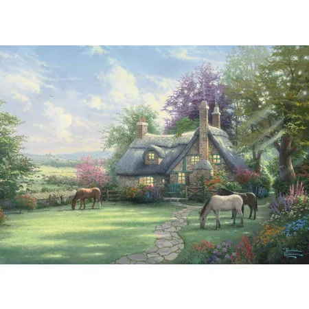 Schmidt Spiele Puzzle - Thomas Kinkade: A Perfect Summer Day, 500 Teile