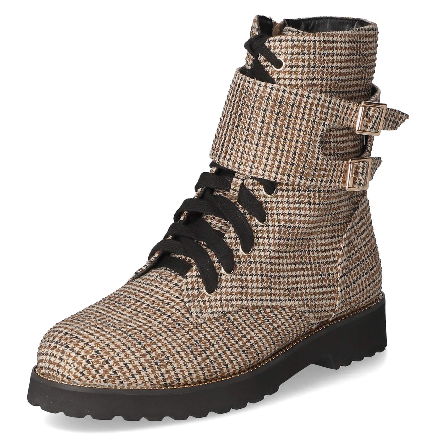 La Strada Schnürstiefeletten - beige