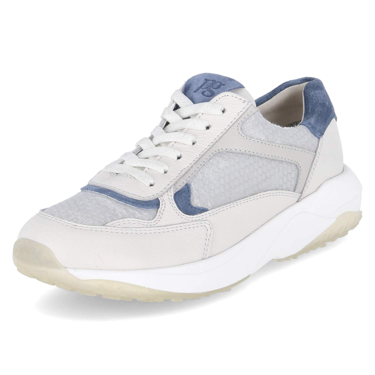 Paul Green Low Sneaker - milk/alu