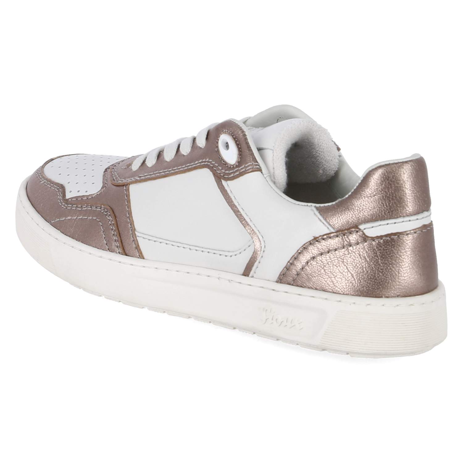 Sioux Maite x Sioux-Sneaker, Farbauswahl: Weiß/Bronze - bronce/snow