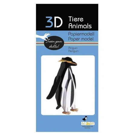 Fridolin 3-D Papier Modell Pinguin