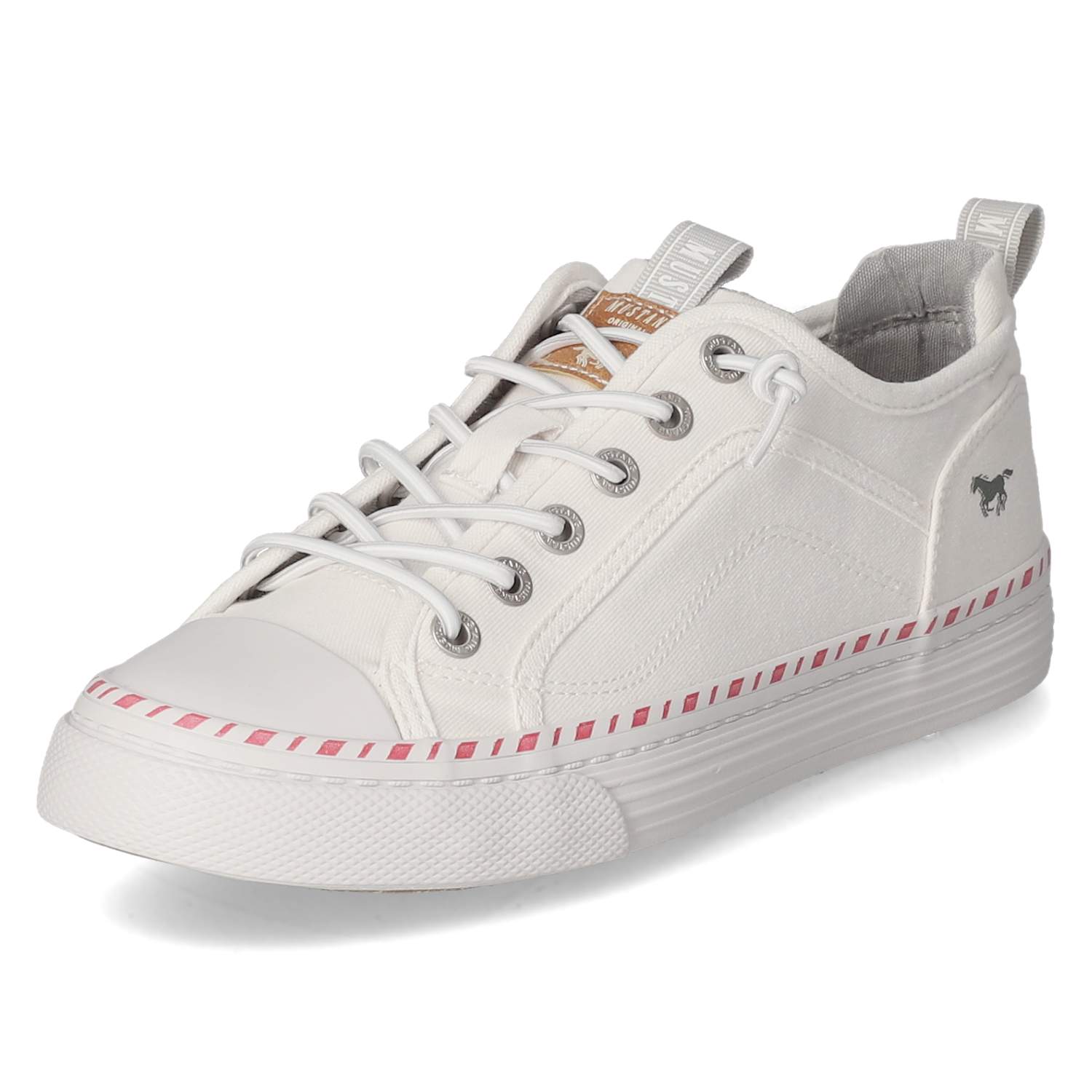 Mustang Low Sneaker - weiss