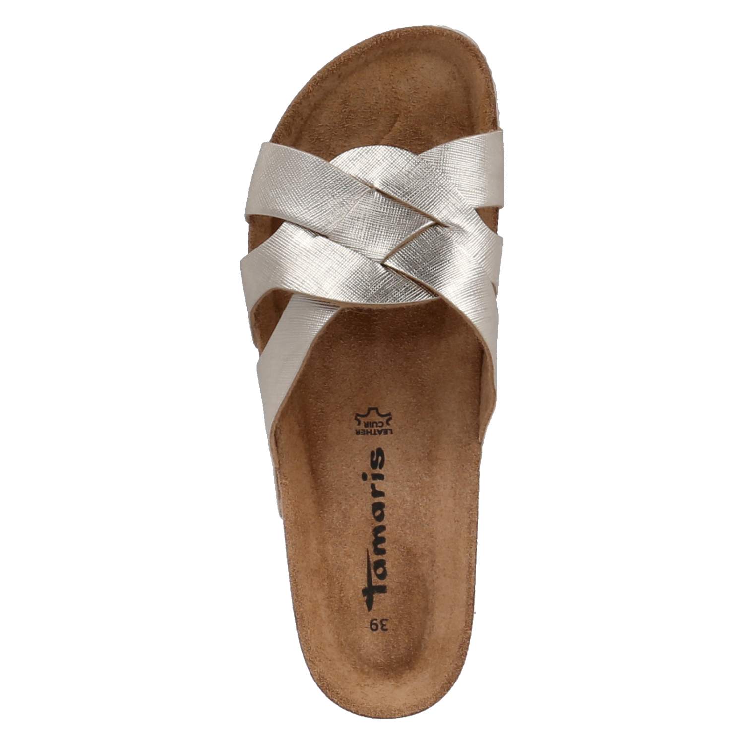 Tamaris Pantoletten - light gold