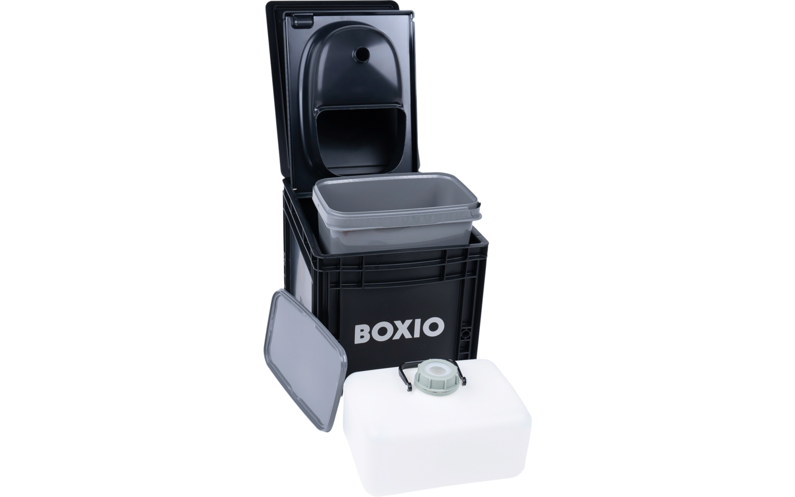 Boxio mobile Trenntoilette im Euroboxformat