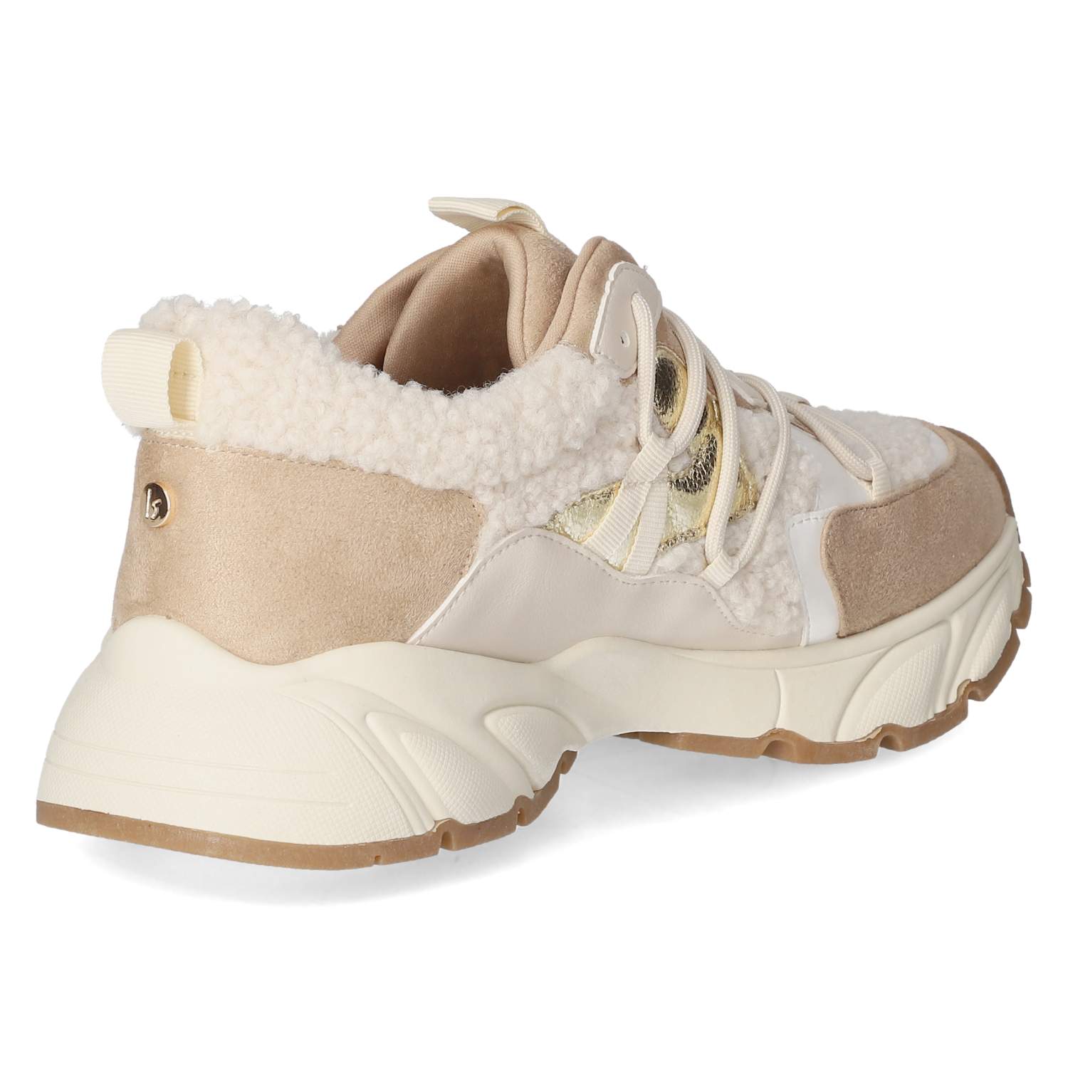 La Strada Sneaker - taupe/white