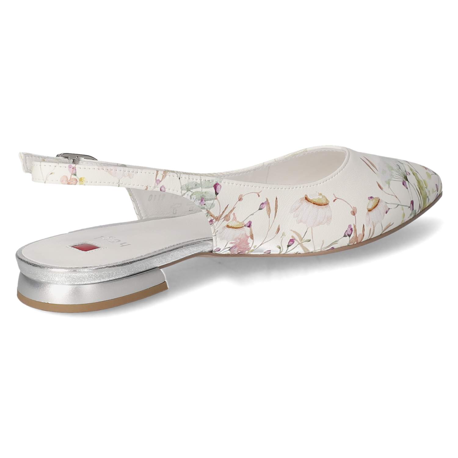 Högl Slingballerinas - weiss/multi