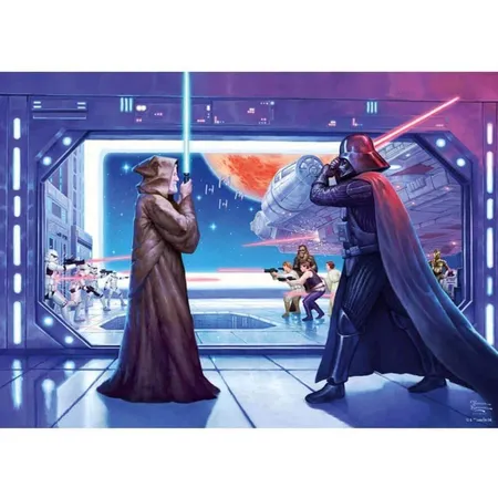 Schmidt Spiele Puzzle - Thomas Kinkade, Lucas Film, Star Wars, Obi Wan's Final Battle, 1.000 Teile