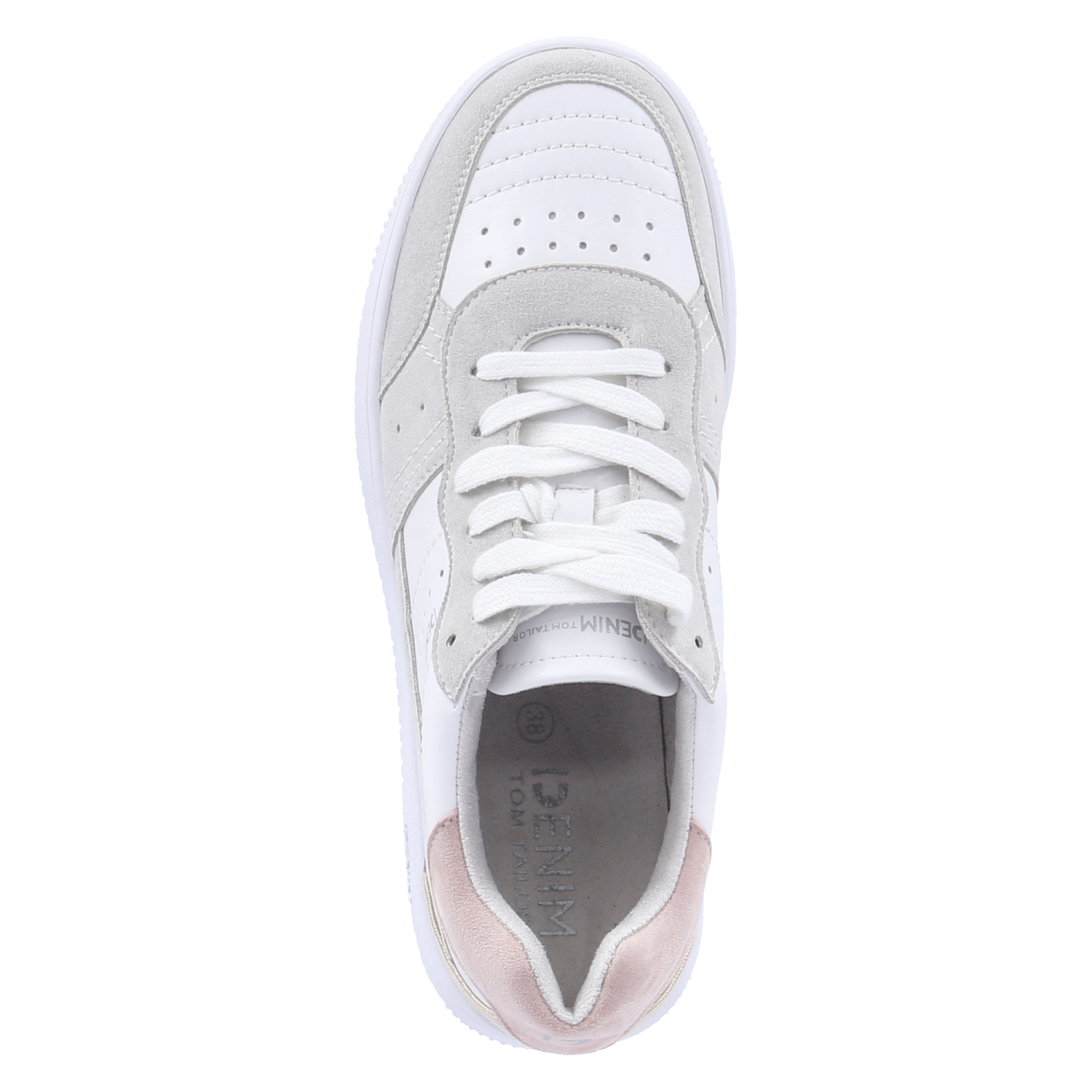 Tom Tailor Low Sneaker - white rose