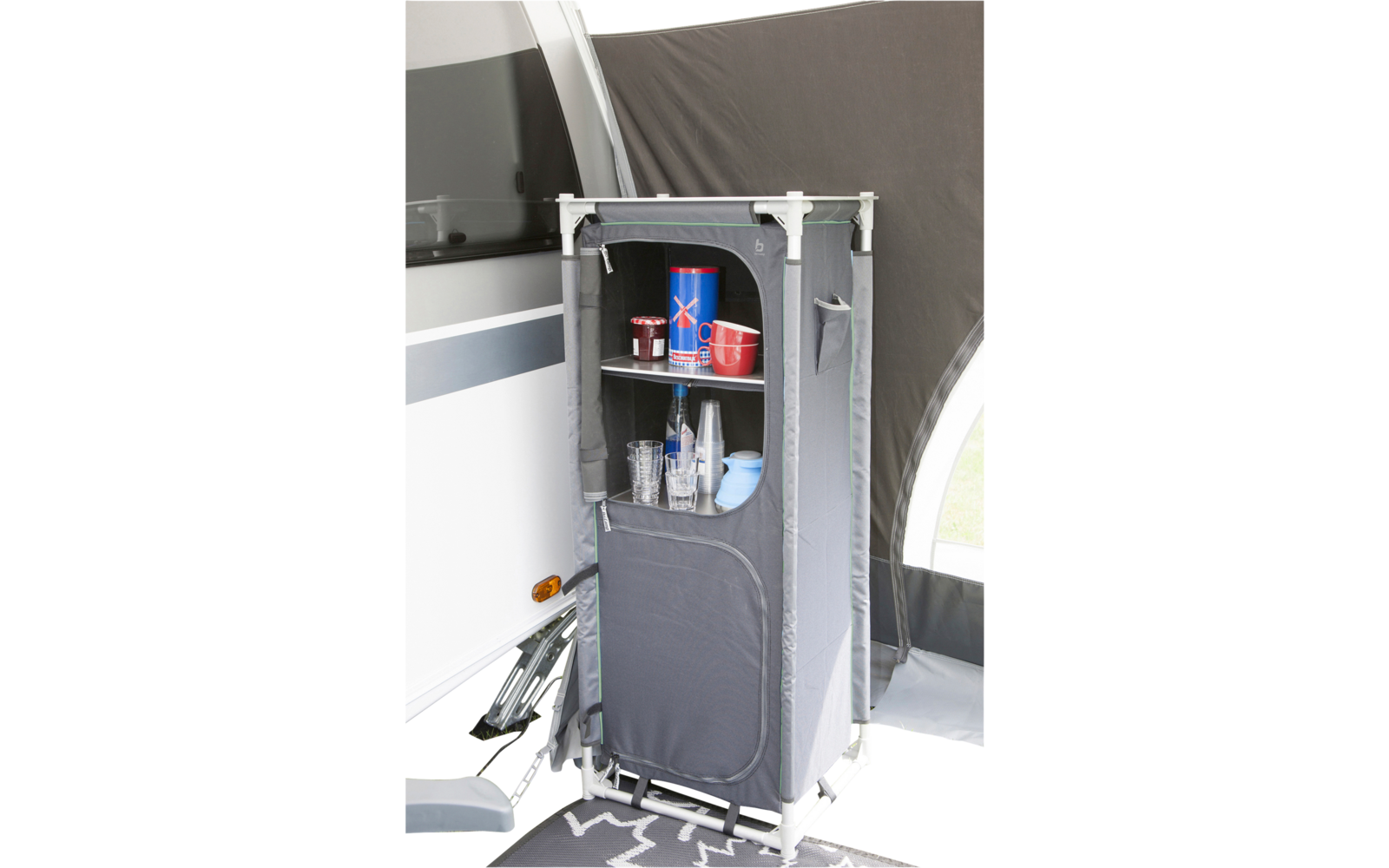 Bo-Camp Faltschrank Emerald niedrig 57 x 47 x 97 cm