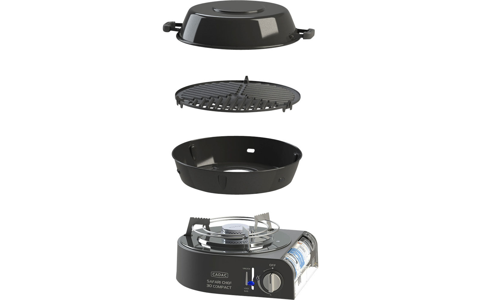 Cadac Safari Chef Compact 30 Lite Gasgrill