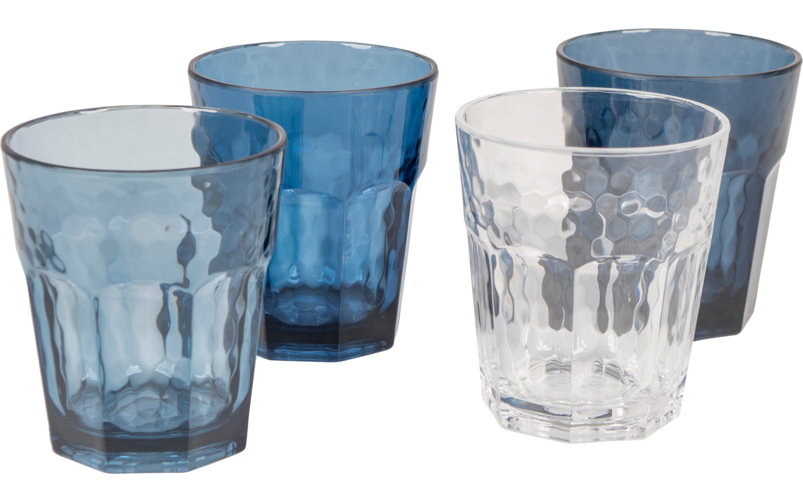 Bo-Camp Tinkglas Mix&Match 4st 200 ml grau