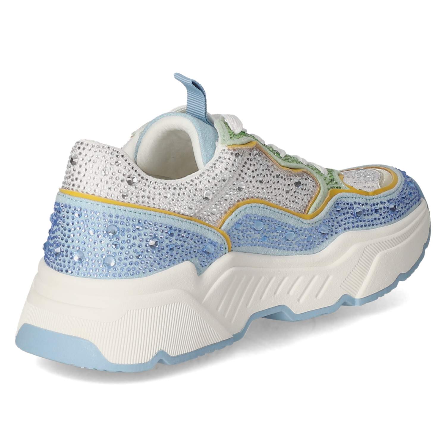 La Strada Low Sneaker - lt blue white