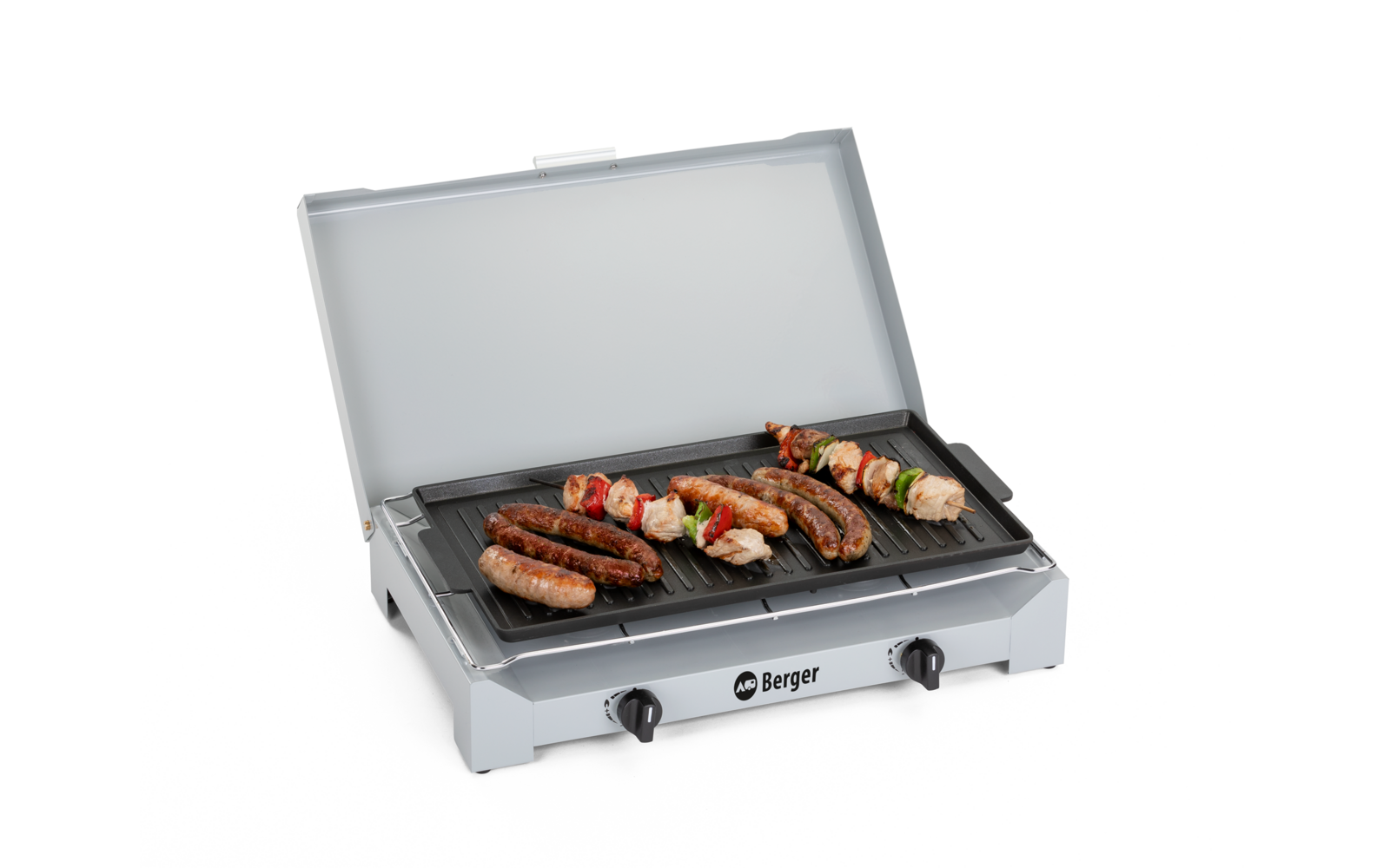 Berger 2-flammiger Gaskocher 4,6 kW ohne Zündsicherung