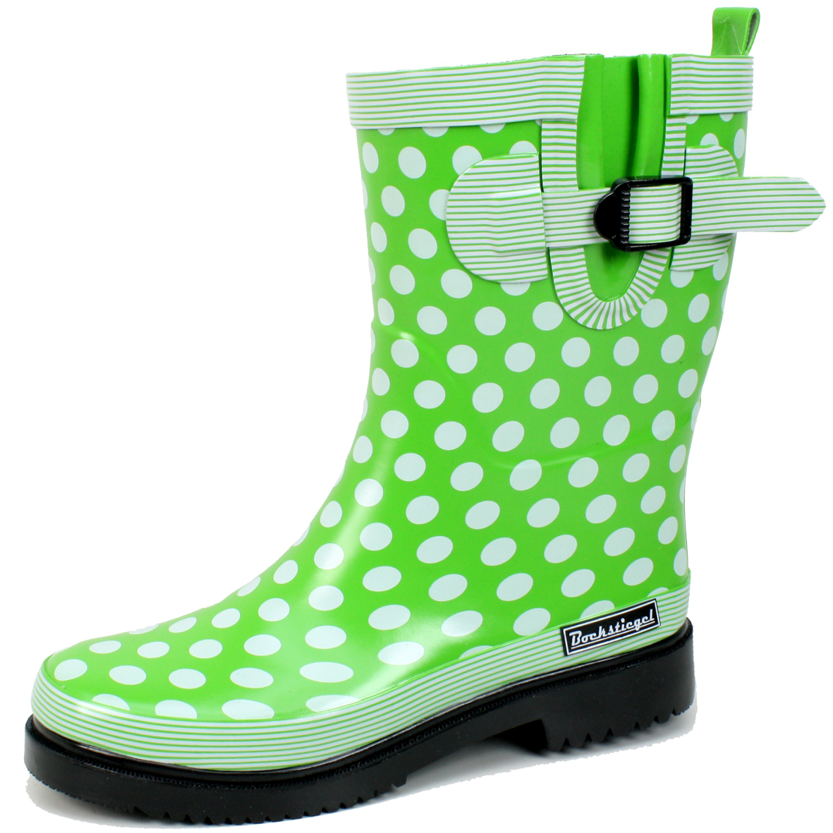 Bockstiegel  Dorin Damen Gummistiefel hellgrün multi