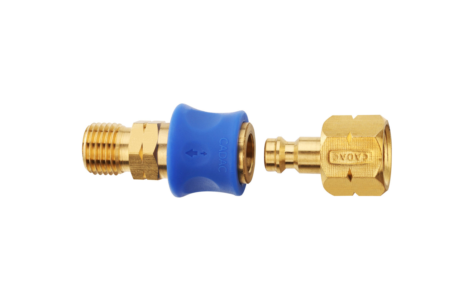Cadac Quick Release Schnellkupplung für Gasgrill Schlauch gerade