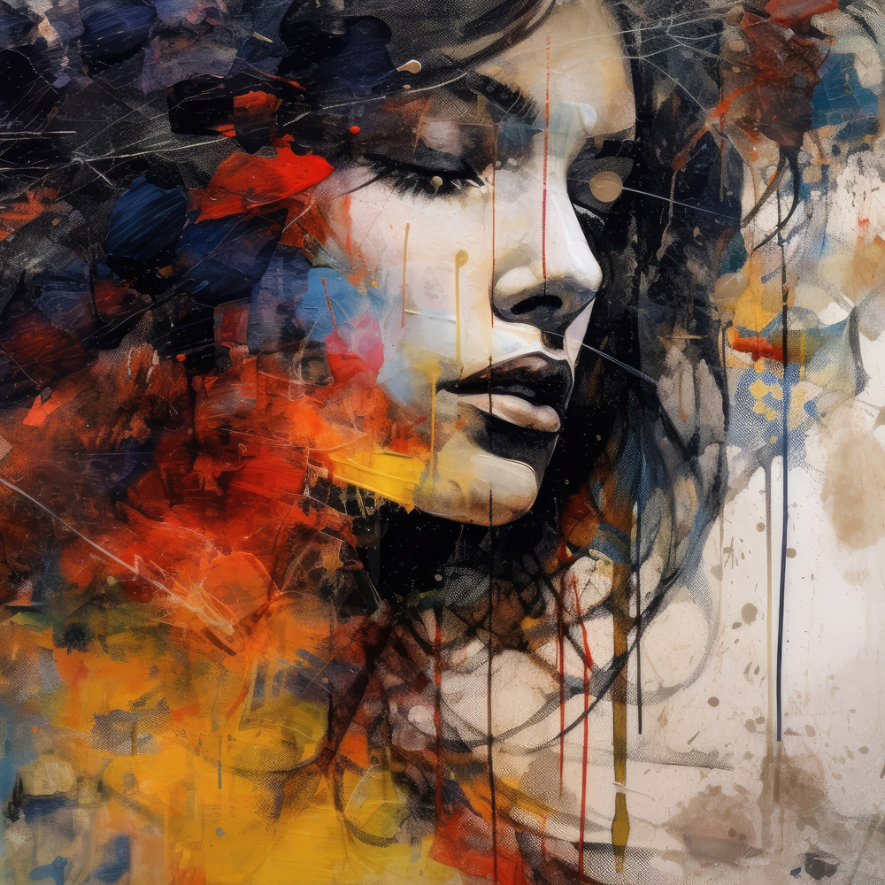 Akustikbild DREAM OF COLOUR 80x80cm, 5kg