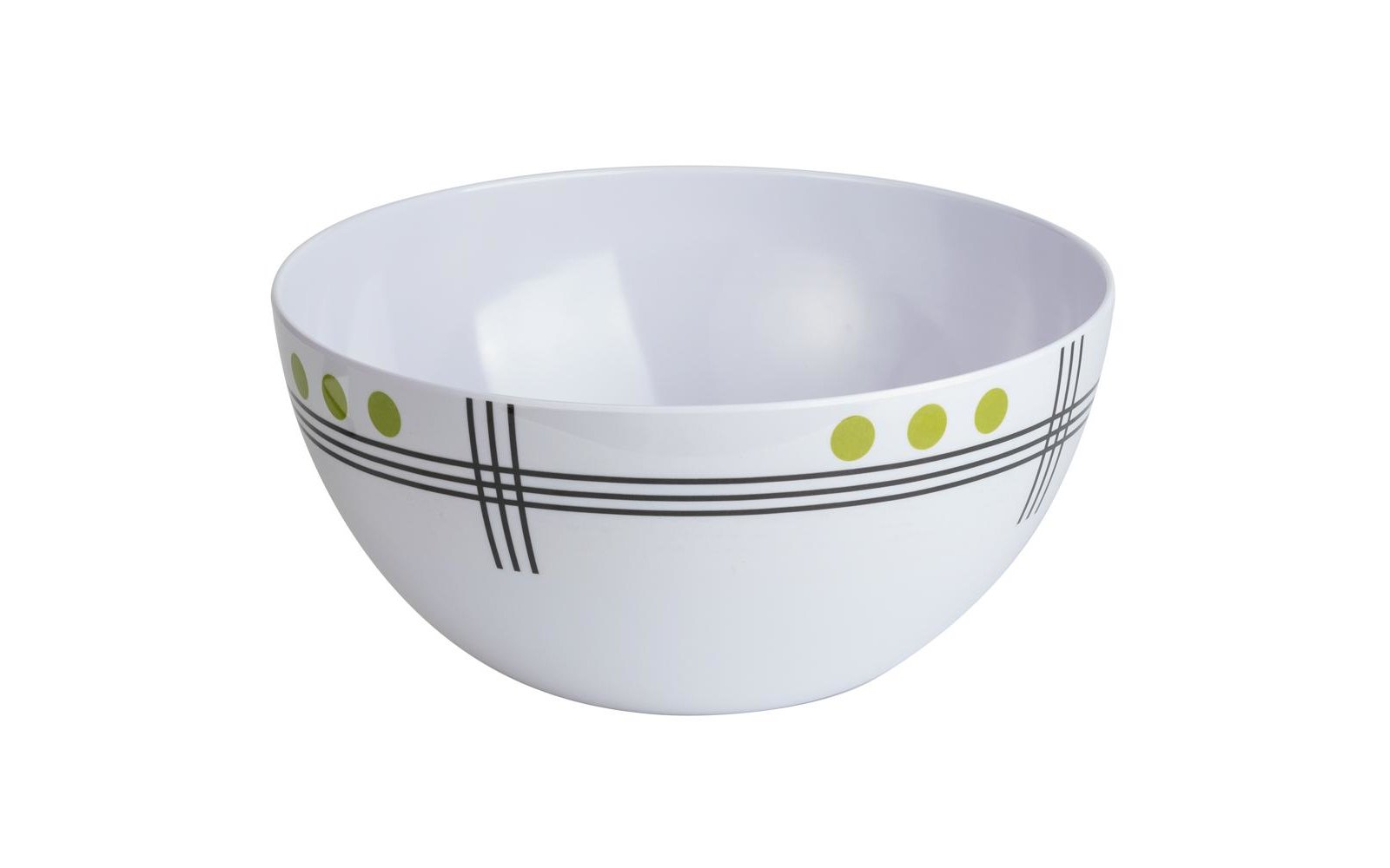 Berger Dots Melamin Essteller 25 cm grün