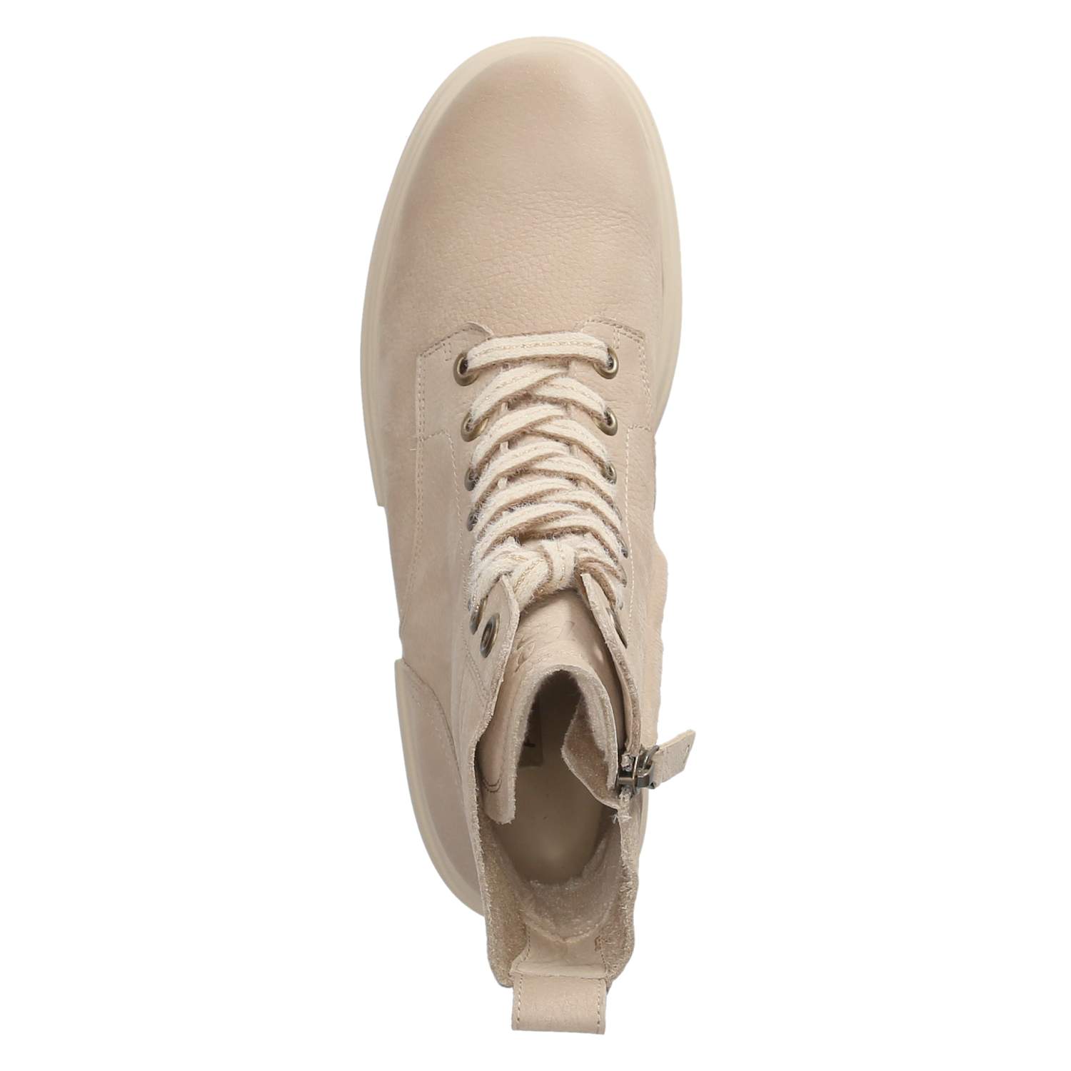 Paul Green Schnürstiefeletten - beige