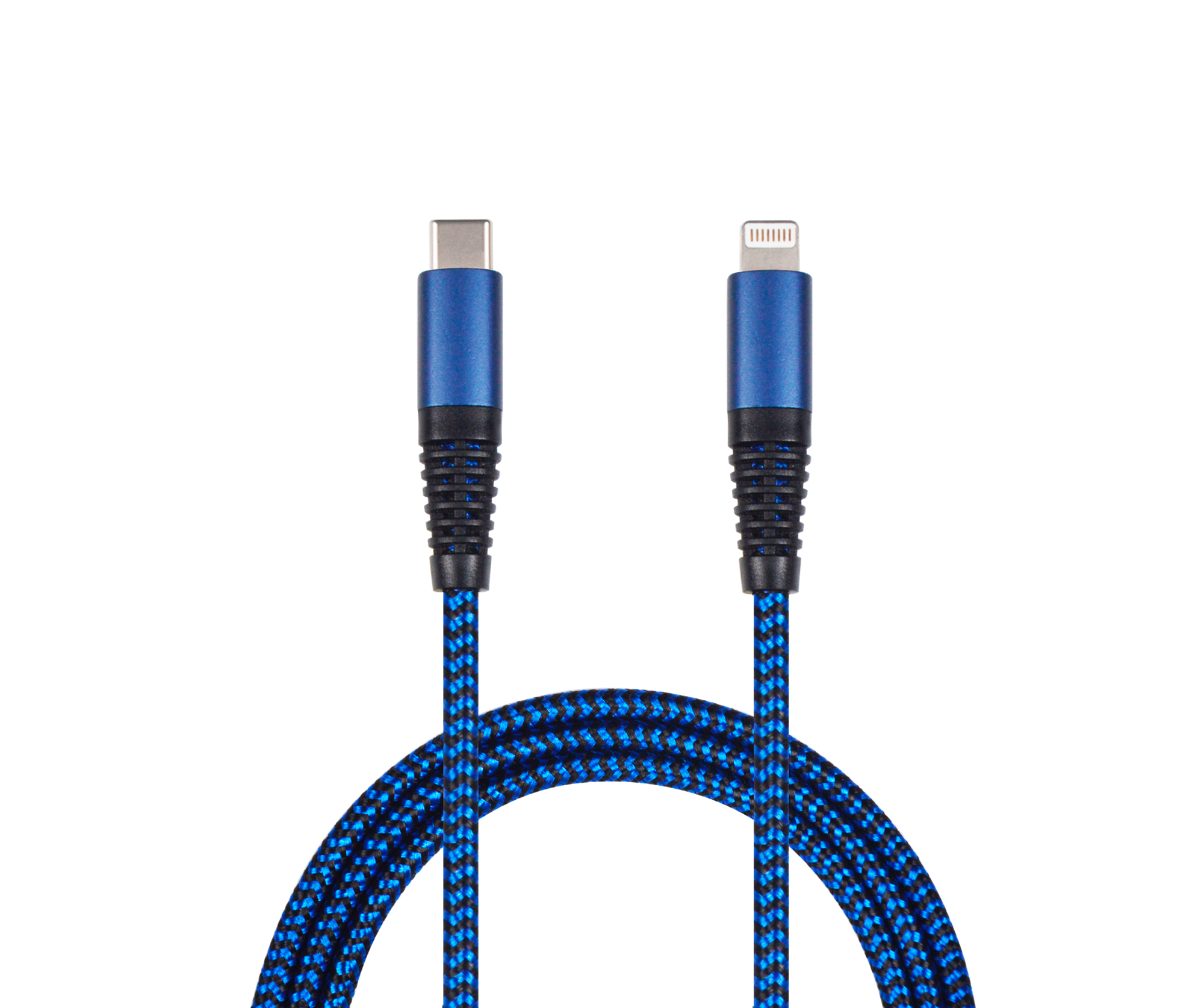 2GO USB Datenkabel USB Type-C/Apple 8p Blau