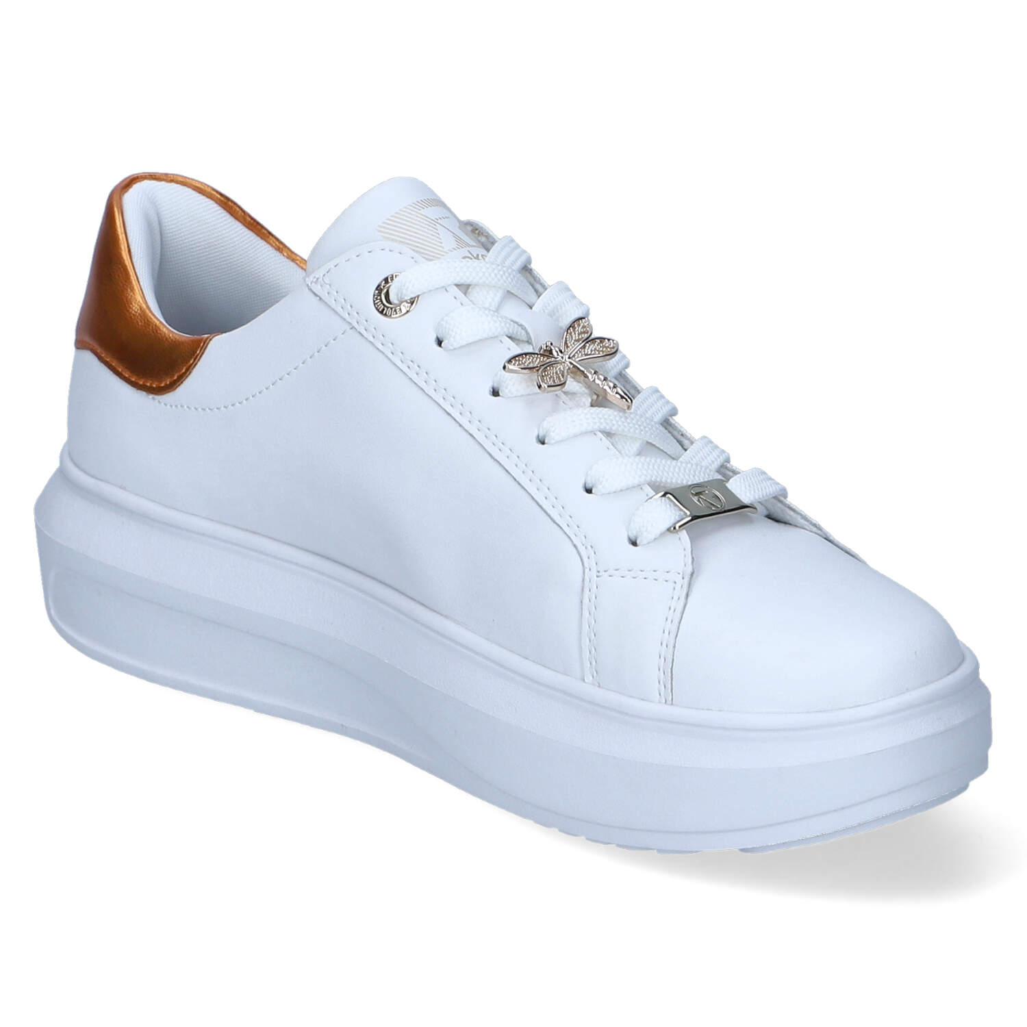 Rieker Evolution Low Sneaker - weiss/orange/orange