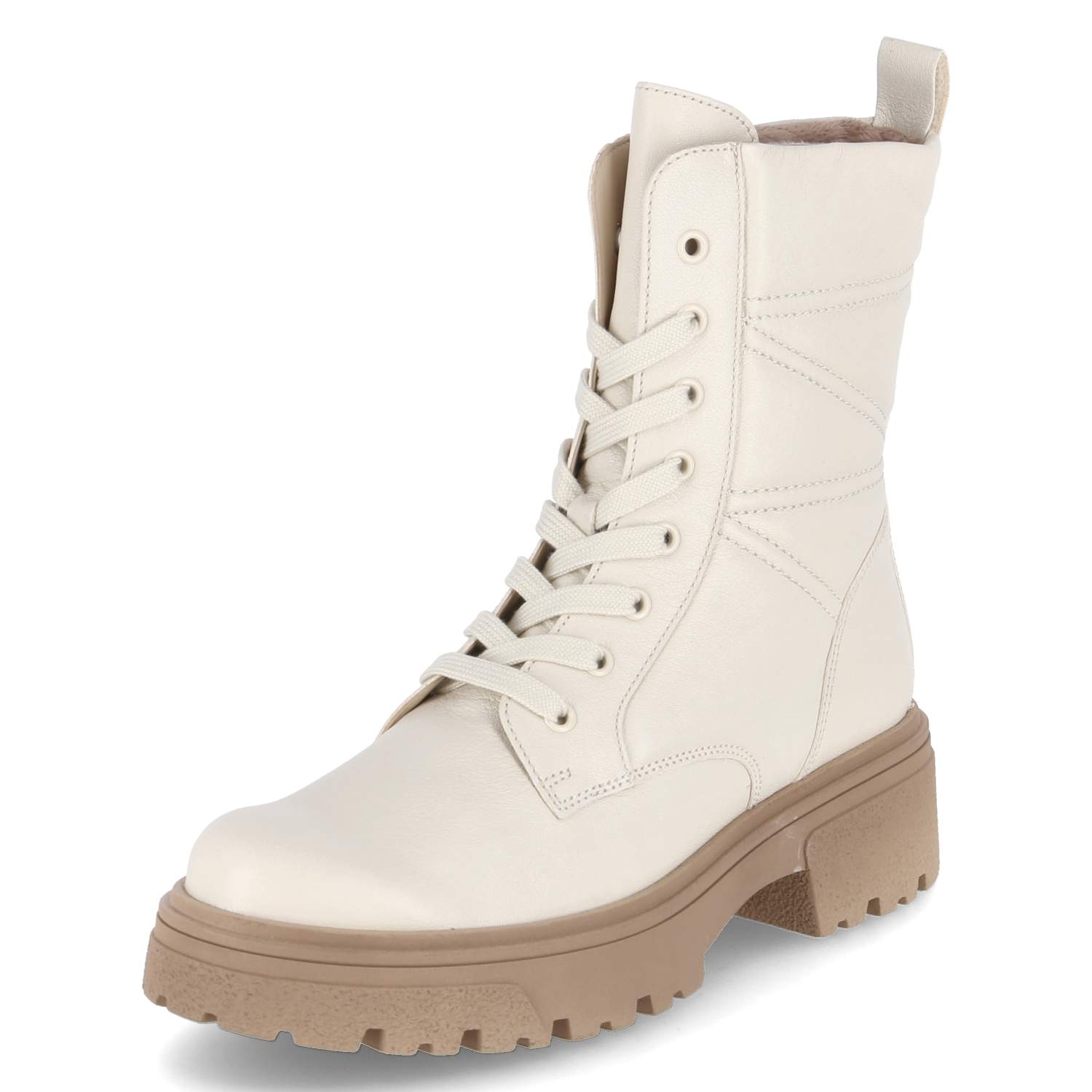 Gabor Combat Boots - panna