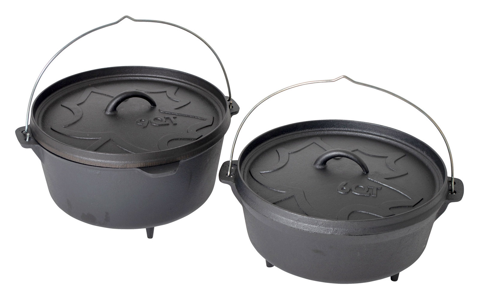 Bo-Camp Urban Outdoor Gusseisener Feuertopf 31 x 14,5 cm 5 Liter