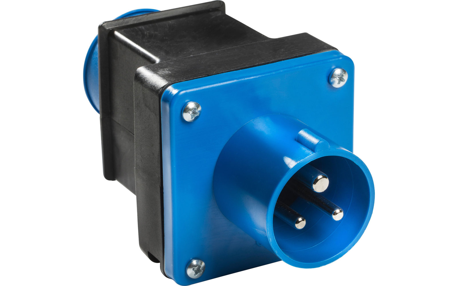 Adapterstück CEE-Stecker auf Schutzkontakt-Steckdose