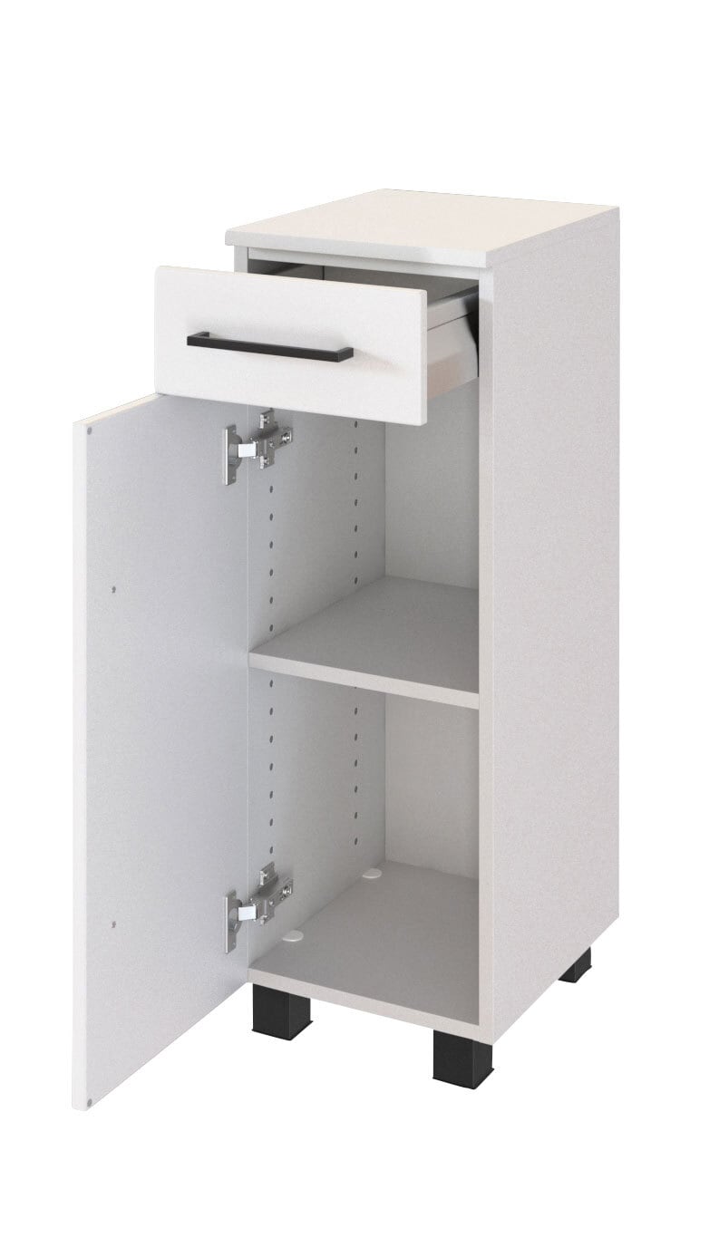 Unterschrank LUZERN 30 x 79 cm Weiß matt