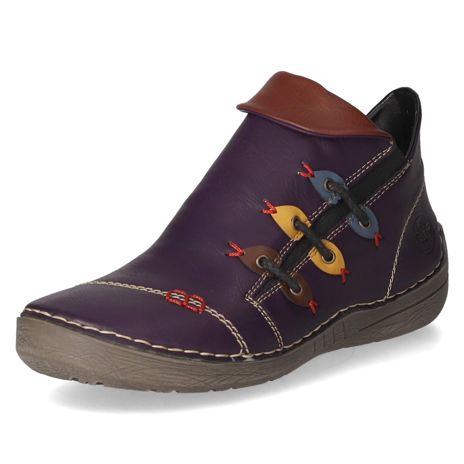 Rieker Stiefeletten - aubergine