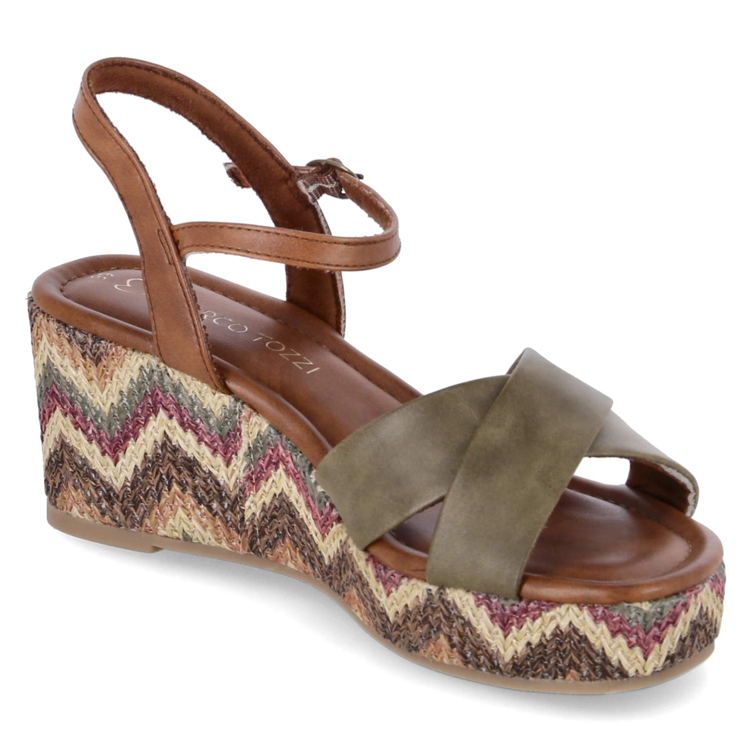 Marco Tozzi Sandaletten - olive comb