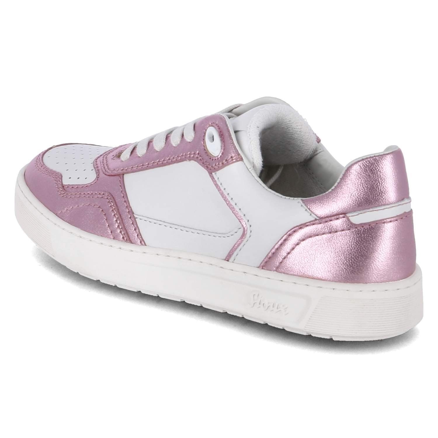 Sioux Maite x Sioux-Sneaker, Farbauswahl: Weiß/Pink - rose/snow