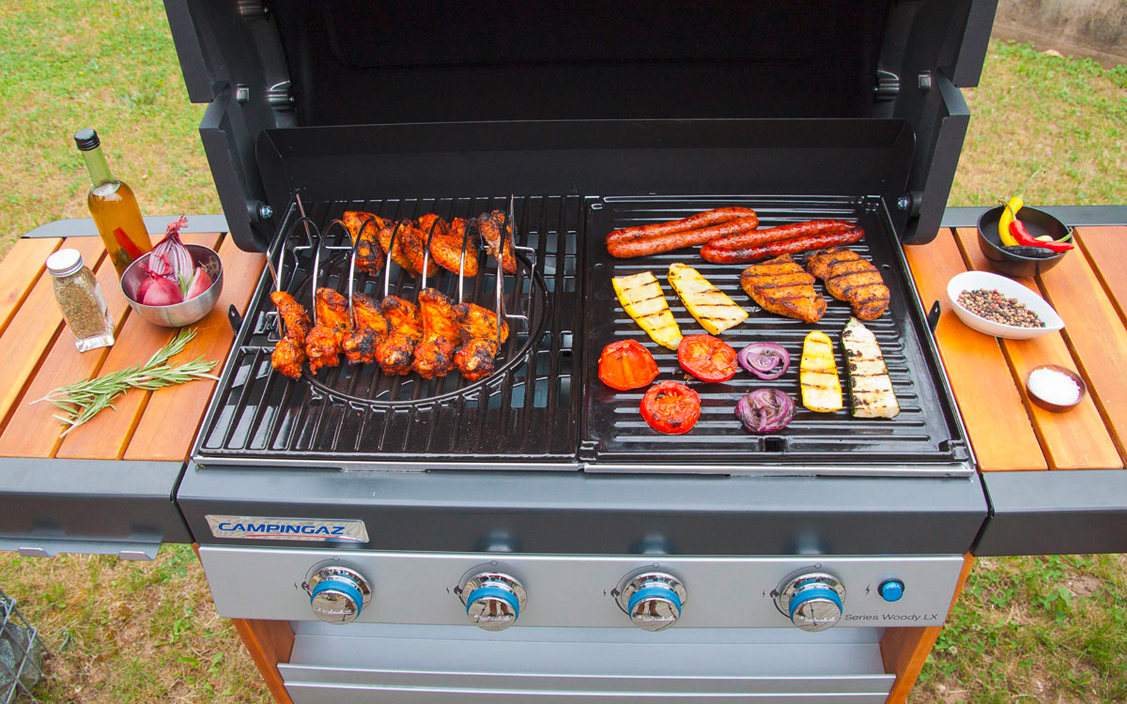 Campingaz Premium Grillkorb zum Wenden 29 x 19 x 12 cm