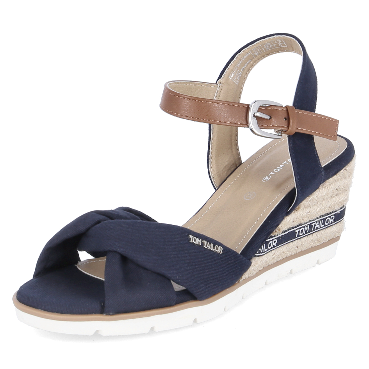Tom Tailor Keilsandaletten - navy