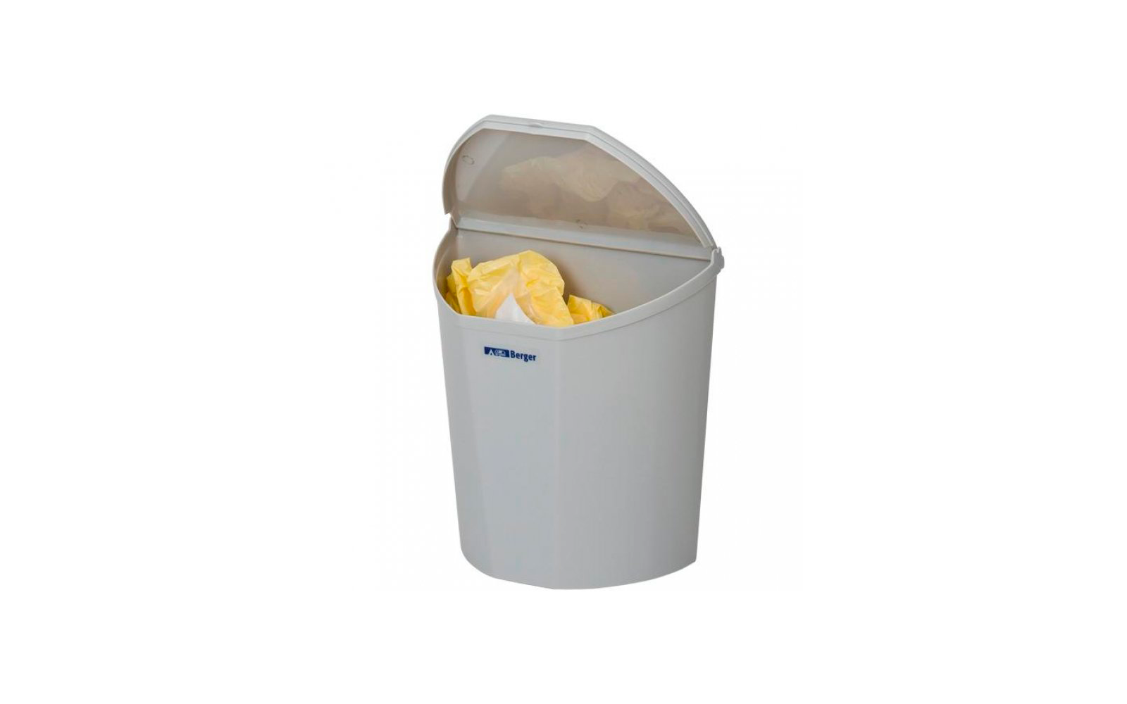 Berger Abfalleimer 6 Liter grau