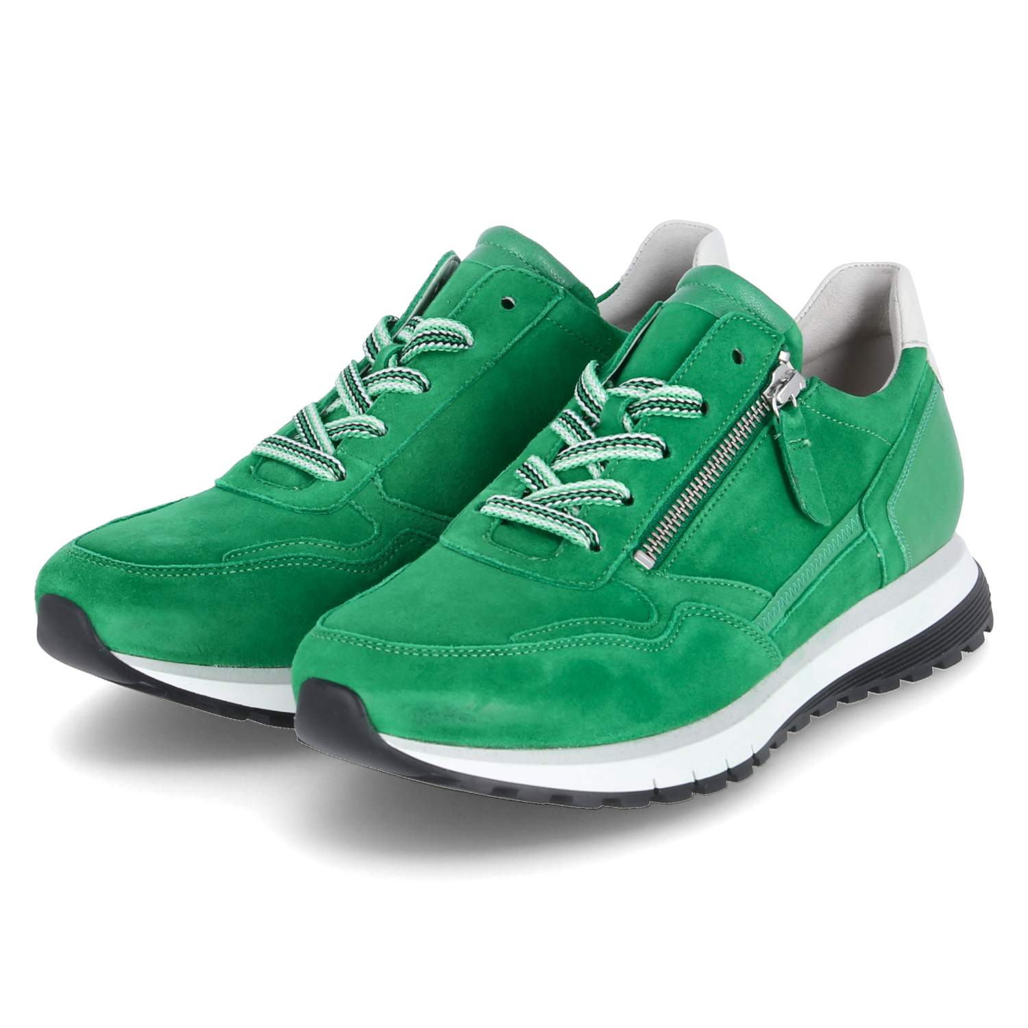 Gabor Low Sneaker - verde/off-white