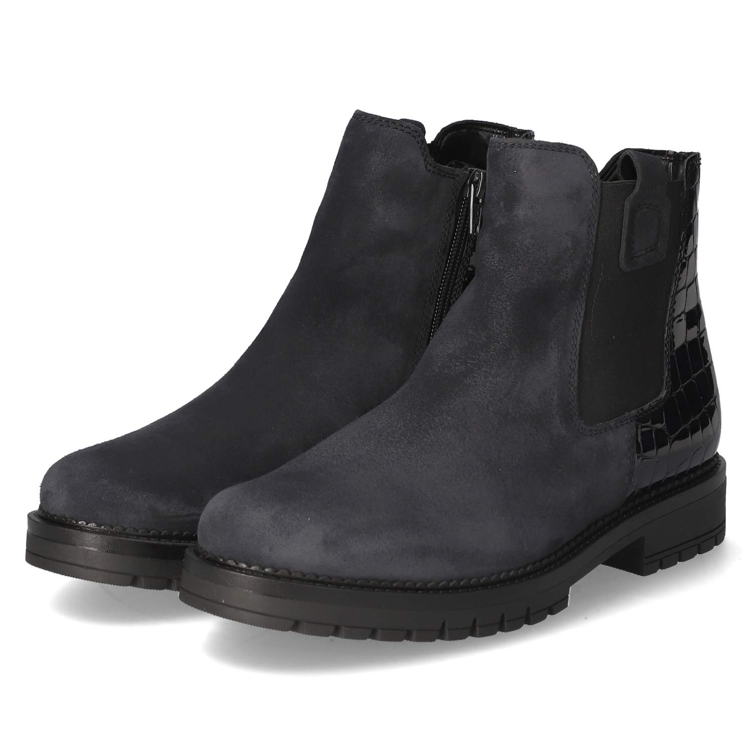 Gabor Chealsea Boots - dark-blue (micro)