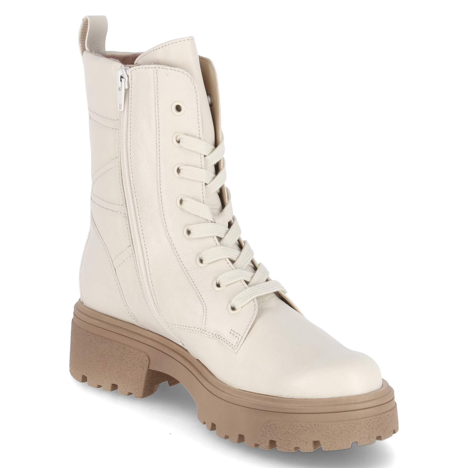 Gabor Combat Boots - panna