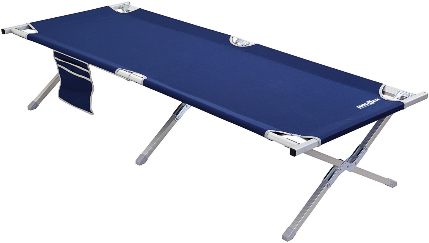 Brunner Outdoor Cot Camping Feldbett blau