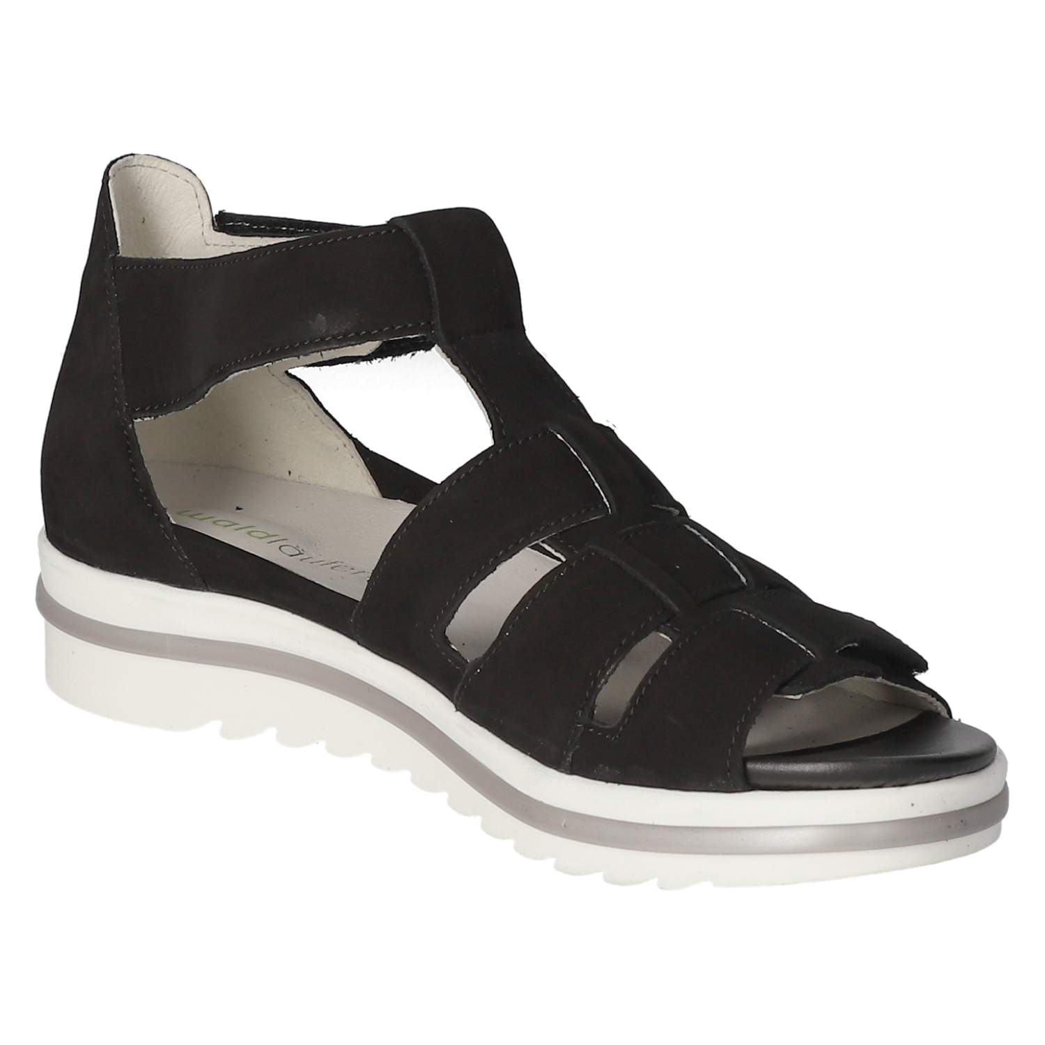 Waldläufer Sandalen HAKURA - schwarz ls weiss