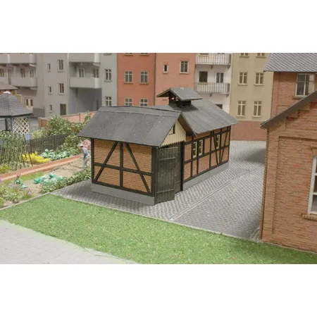 Joswood Kleintierstall, Garten Hinterhof, 3D Ziegel