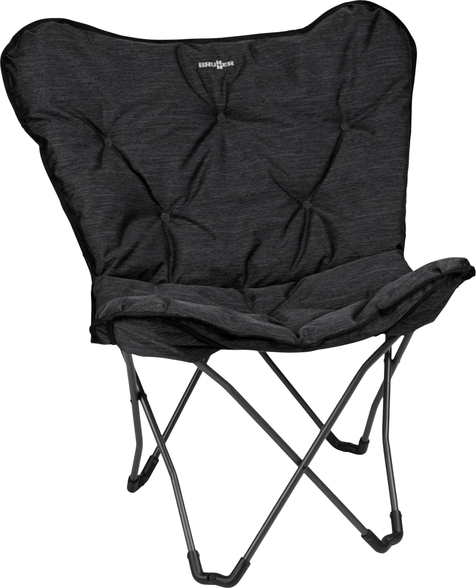 Brunner Action Vivavita Lounger Faltstuhl / Campingstuhl schwarz