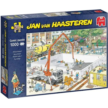 Jumbo Spiele Puzzle - Jan van Haasteren: Fast Fertig, 1000 Teile