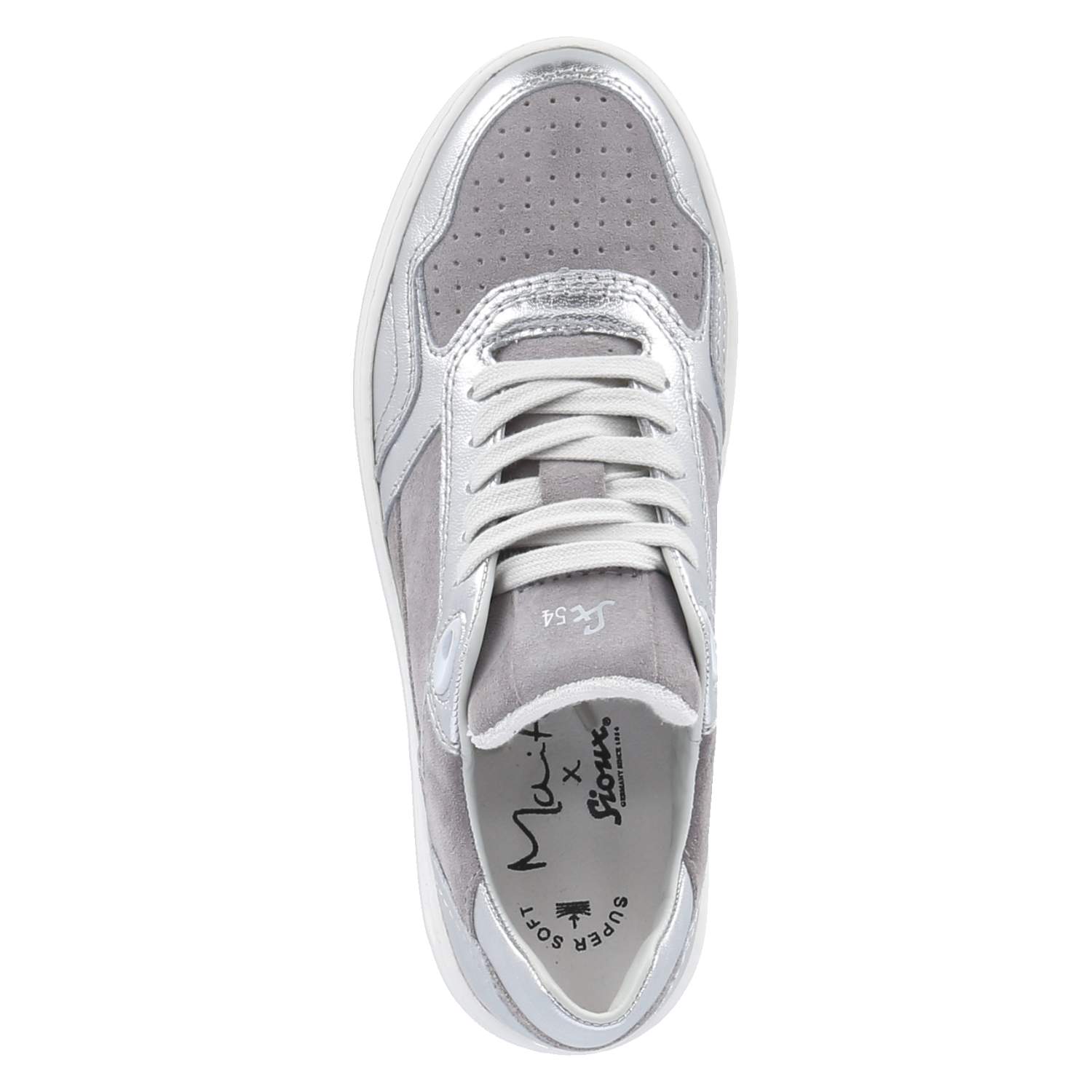 Sioux MAITES SNEAKER 001 - silber/nuvola