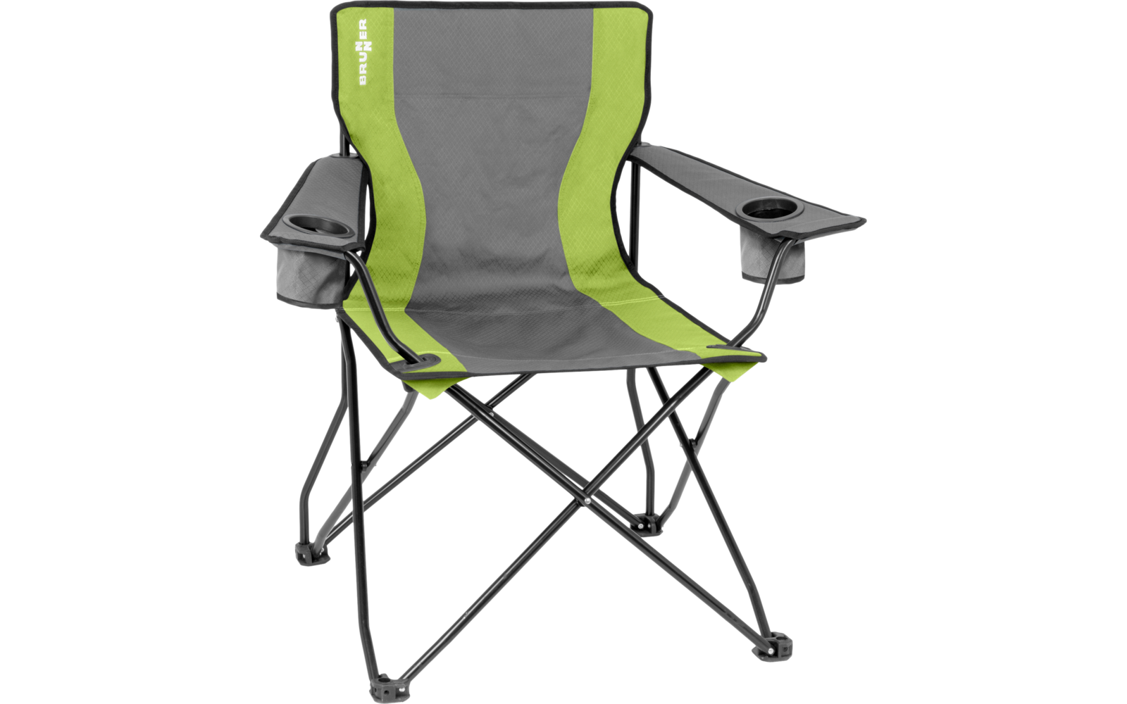 Brunner Action Armchair Equiframe Faltstuhl / Campingstuhl mit Armlehnen schwarz/blau